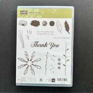 Stampin’ Up! Clear Stamp Set called Daisy Delight 16 stamps